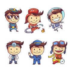 Profession people collection