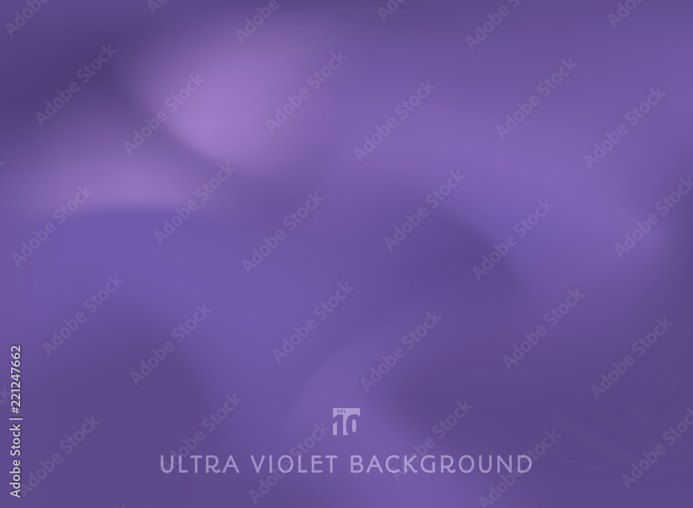 Wall mural abstract smooth ultraviolet trendy color background. - Wall murals