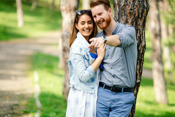 Couple enjoying life in nature