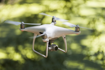 Drone Flying Forward Toward Subject