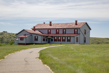 Fototapeta na wymiar Chateau De Mores in Medora North Dakota