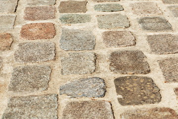 Various Cobblestones Placed Together