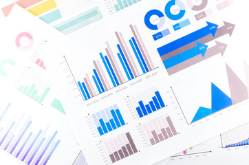 Business Graphs finance document.	