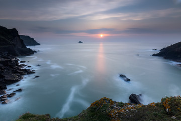 Sunset, Pentire Point, Cornwall