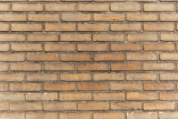 Brown Bricks Laid Perfectly In The Sun