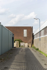 Fototapeta premium Random Factory Door Above Head Height