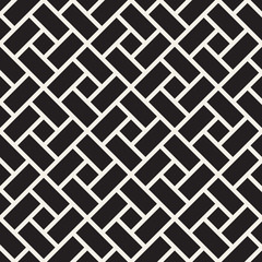 Vector seamless lines mosaic pattern. Modern stylish abstract texture. Repeating geometric tiles