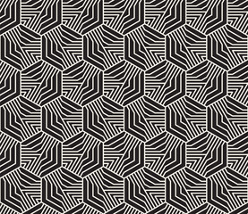 Vector seamless pattern. Modern stylish abstract texture. Repeating geometric tiles
