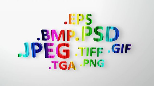 Graphic computer image formats