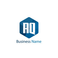 Initial Letter AQ Logo Template Design