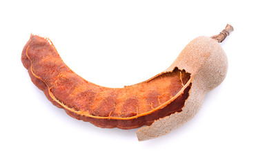 Tamarind isolated on a white background