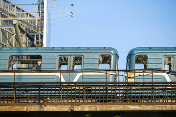 Moscow, Russia - September, 4, 2018: subway train in Moscow