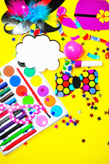 Obraz premium background carnival birthday party