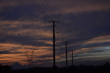 Street Lights in the Dusk