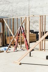 Sunny construction site