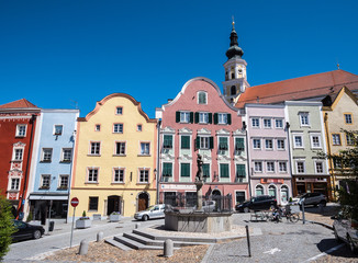 Fototapeta na wymiar Schärding Altstadt