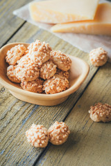 Gouda cheese crumbles