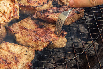 Ready to eat steaming steaks