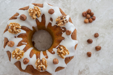 Karotten Nuss Napfkuchen