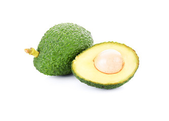 avocado isolated on white background