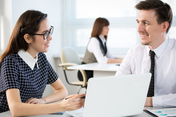 Business people working together in the office