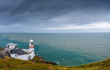Wicklow Lighthouse at Wicklow, Ireland