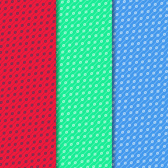 Geometric seamless pattern. Circles and lines