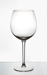 Glass of wine in a glass