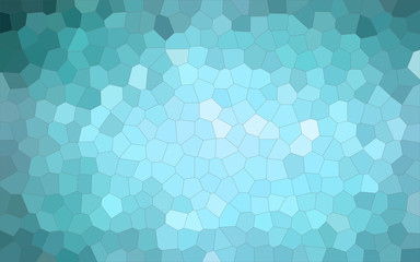 Illustration of aqua colorful Little hexagon background.