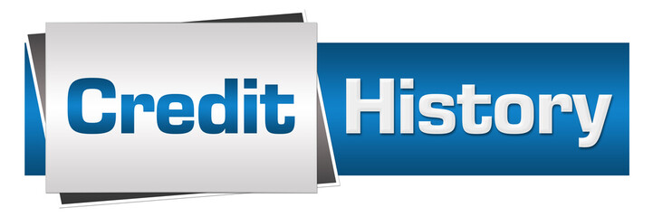 Credit History Blue Grey Horizontal 