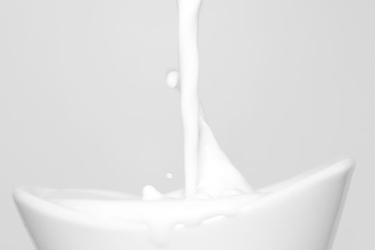 Milk splash macro background