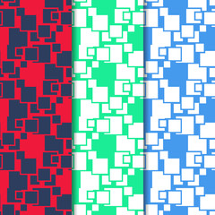 Geometric seamless pattern. Square