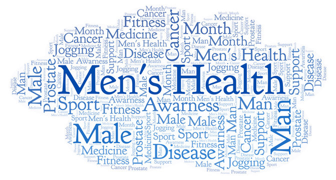 Men's Health word cloud.