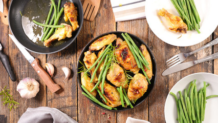 chicken and green bean