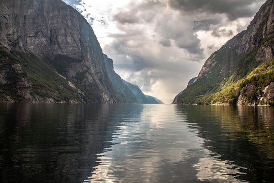 Abendstimmung am Lysefjord