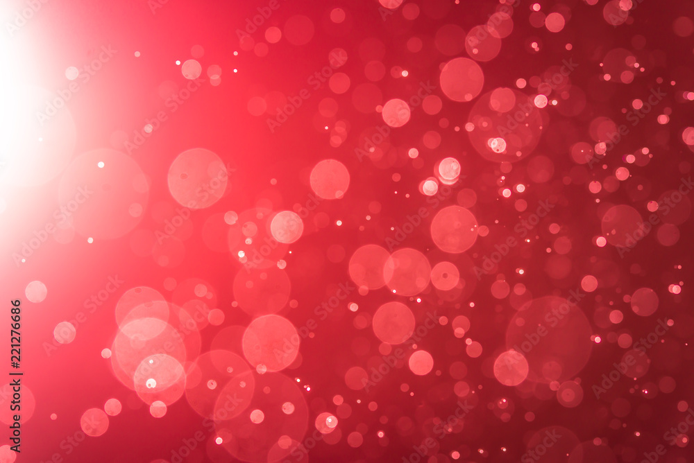 Wall mural defocused abstract circle bokeh background
