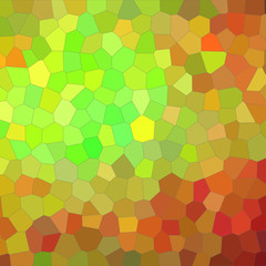 Fototapeta na wymiar Illustration of Square red, green and yellow bright Little hexagon background.