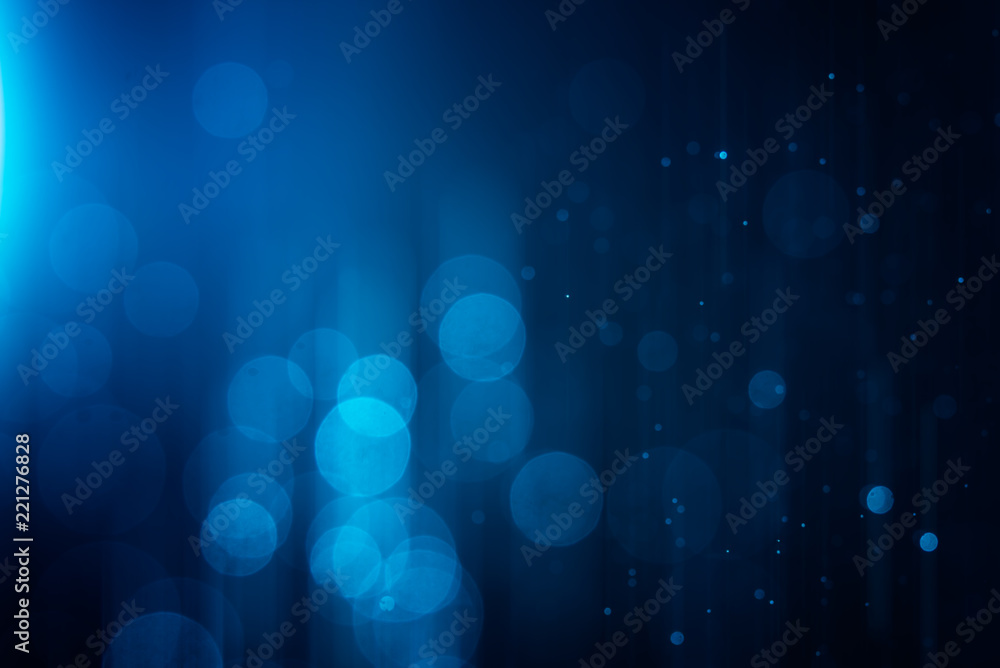 Wall mural defocused abstract circle bokeh background
