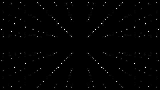 4k Technology Cube Box Spinning/
Abstract minimal animation of cube with dots particles spinning