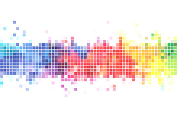 Colorful pixels background illustration - 221277099