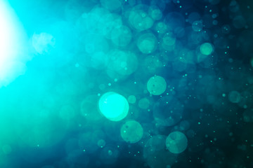 Defocused abstract circle bokeh background