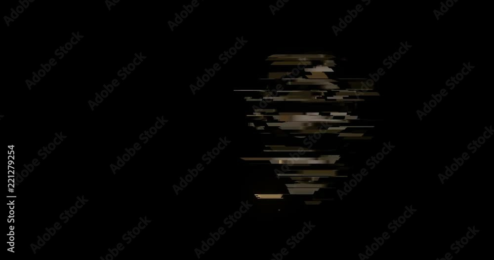 Aufkleber animation - modern map pointer glitch background.