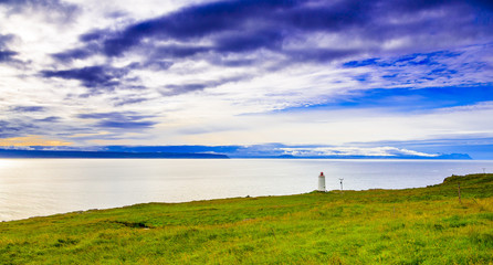 Beautiful Icelandic Lighthouse landscape