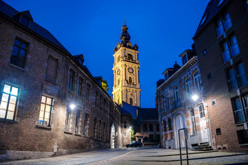 Belfry of Mons in Belgium.