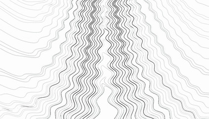 zigzag lines monochrome rays pattern for coloring book