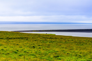 Beautiful rugged Icelandic coast 