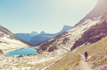 Hike in Glacier Park