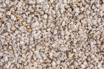 gravel, sand