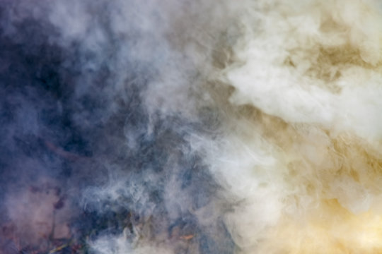 Natural smoke, abstract background