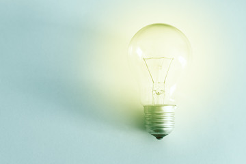 Bulb, concept of idea